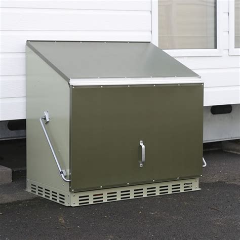 metal storage boxes for caravan|external storage boxes for caravans.